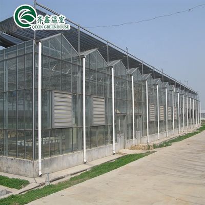 Теплица из оцинкованных стальных труб с башенным садом и оптимальной системой затенения